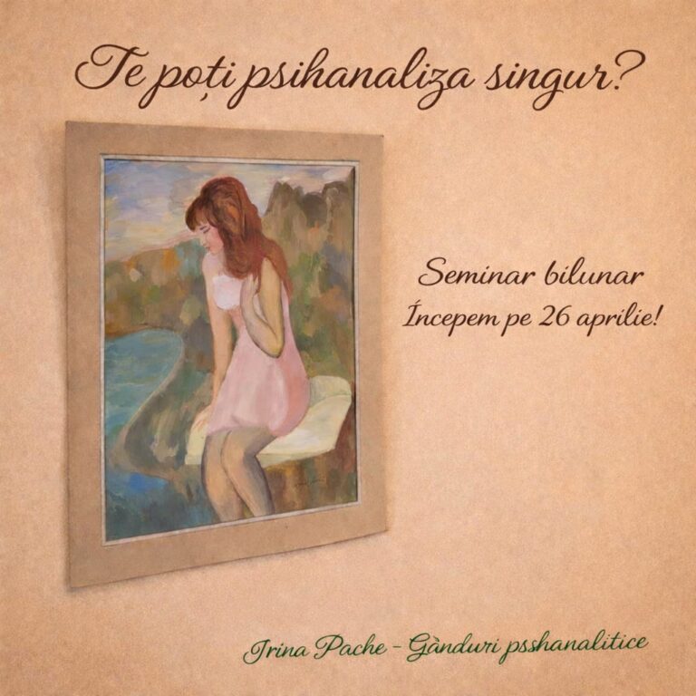 Read more about the article Te poți psihanaliza singur? – Seminar nou