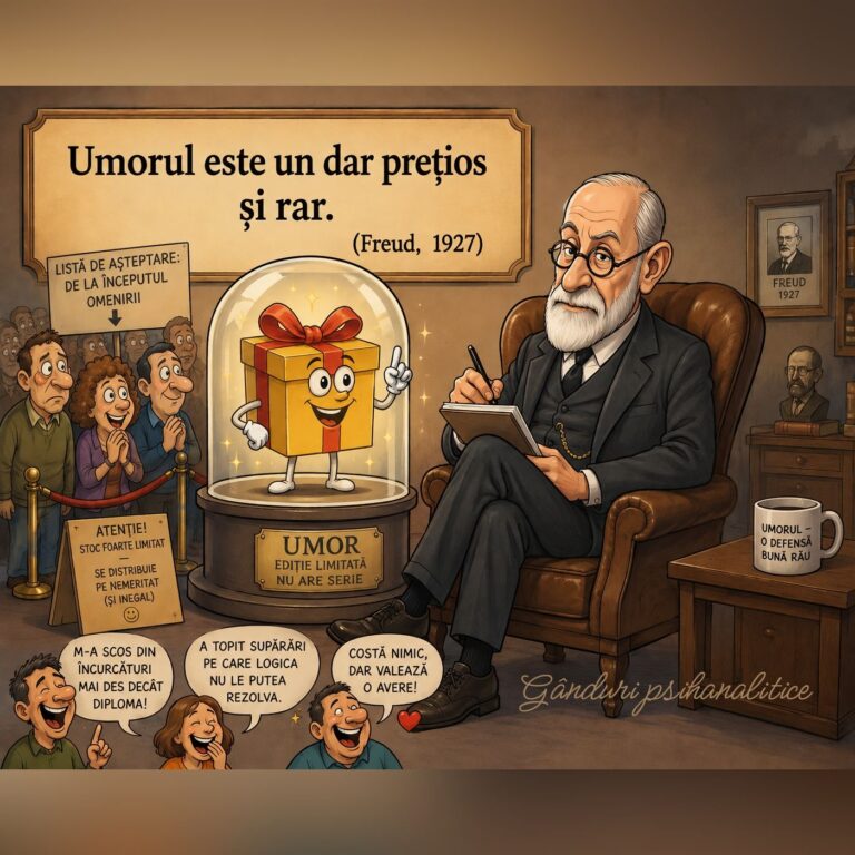 Read more about the article Seria ”Mecanisme de apărare” – IV. UMORUL